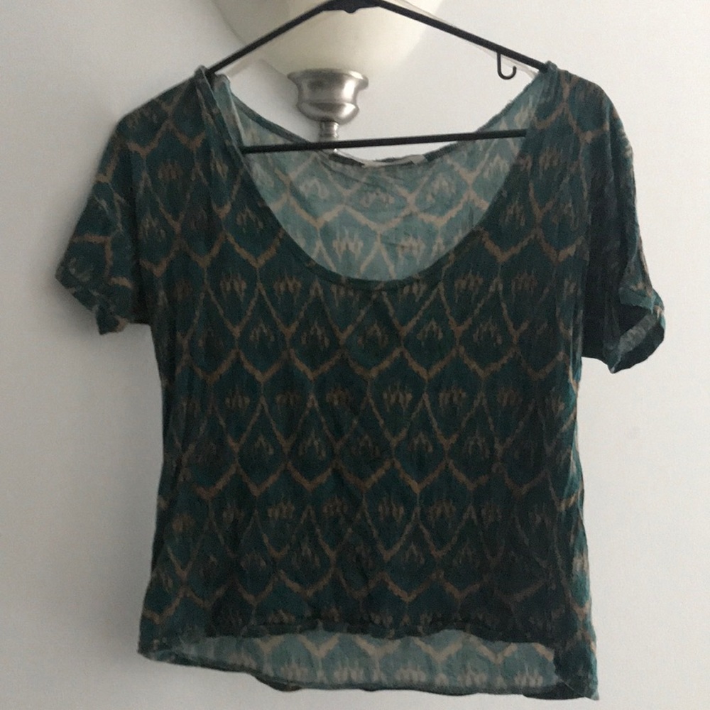Rachel Roy Patterned Crop